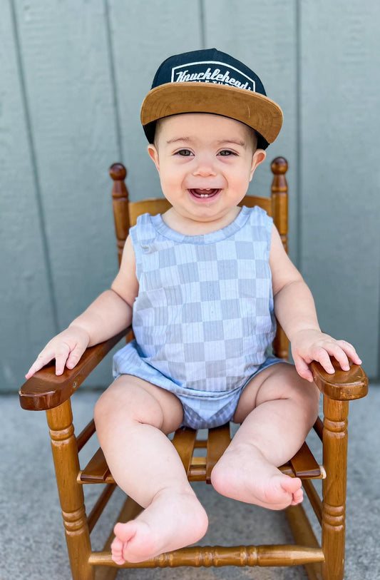 Custom Tank Shorts Romper, Boys