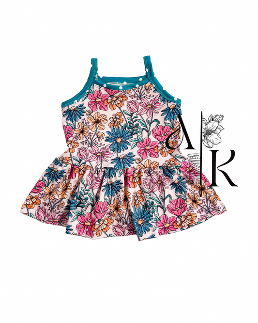 (3T) Cami Peplum