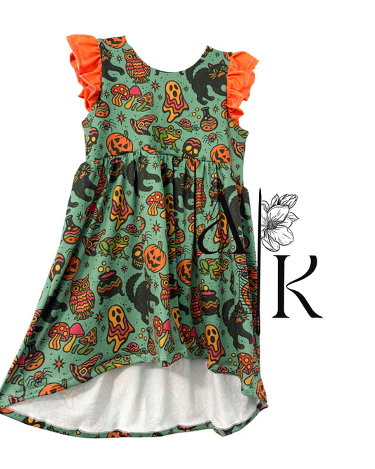 (10) Halloween Babydoll Peplum